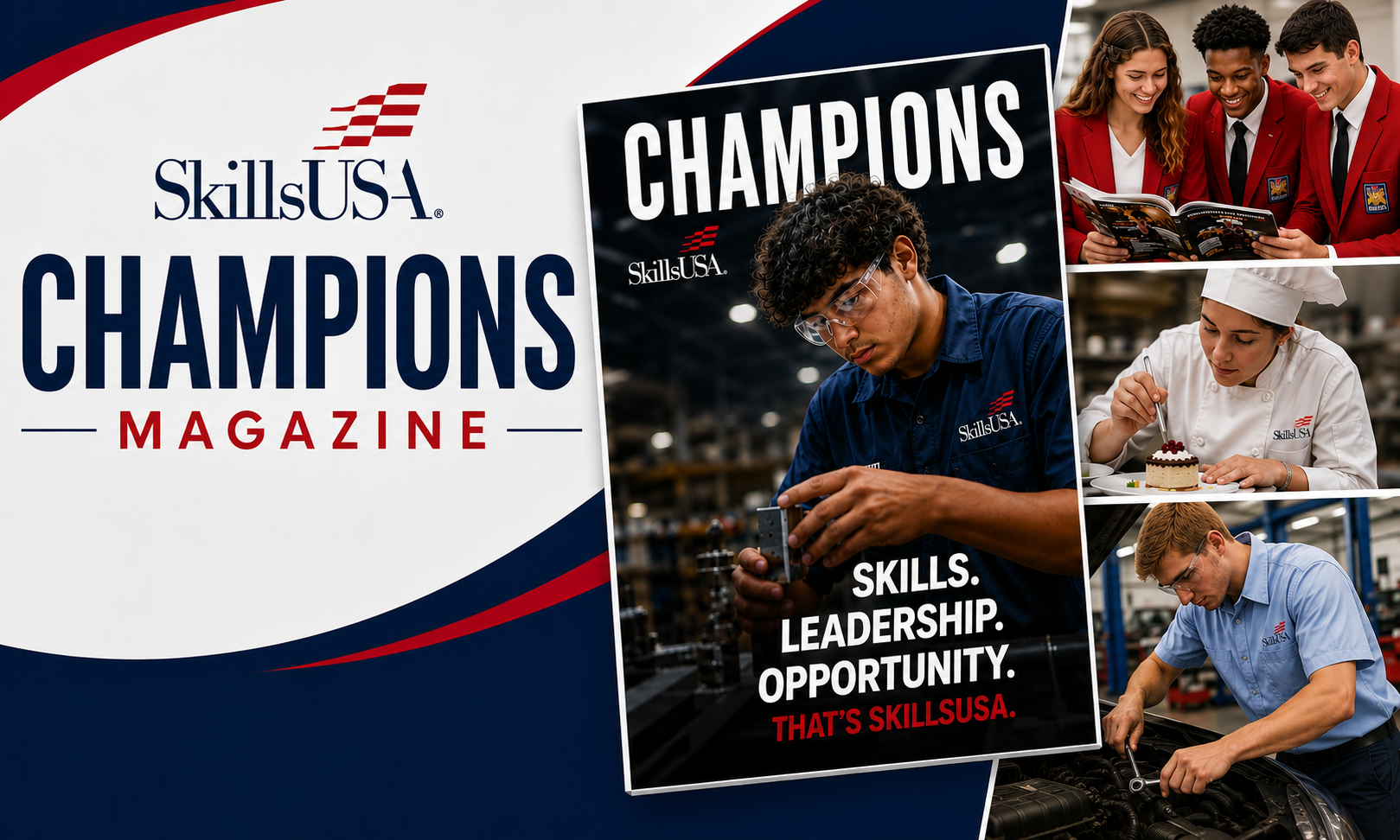 SkillsUSA Champions Magazine banner