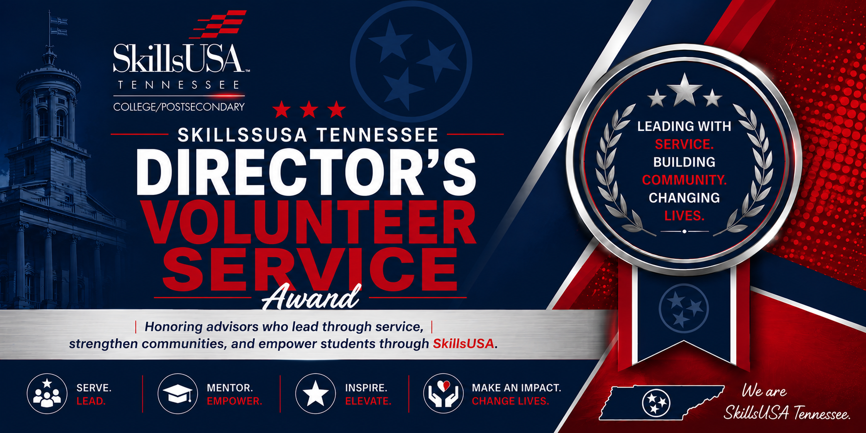 Director's Volunteer Service Award Banner
