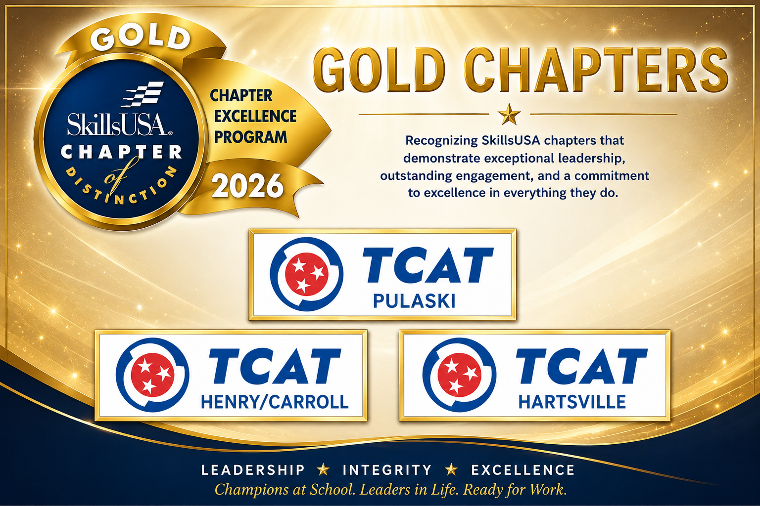 Gold Chapters of Excellence