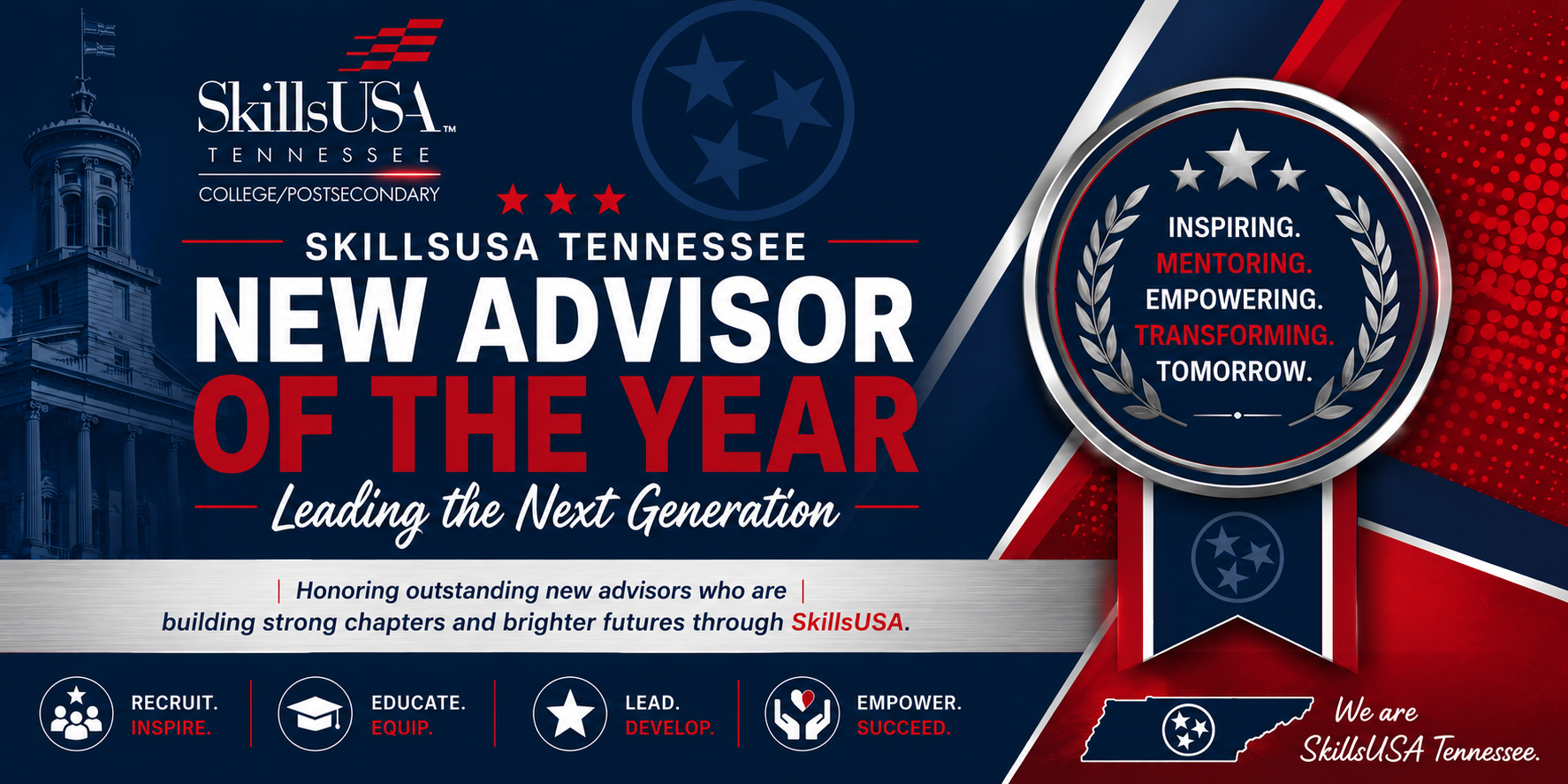 New Advisor of the Year Banner