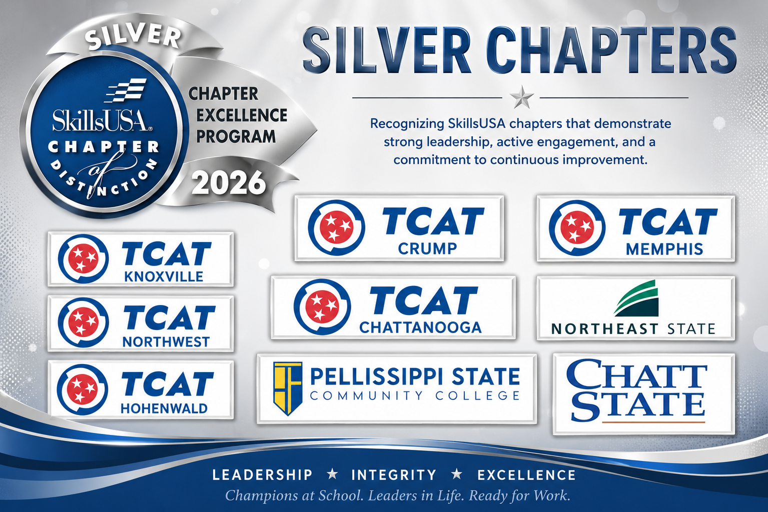 Silver Chapter of Excellence Colleges